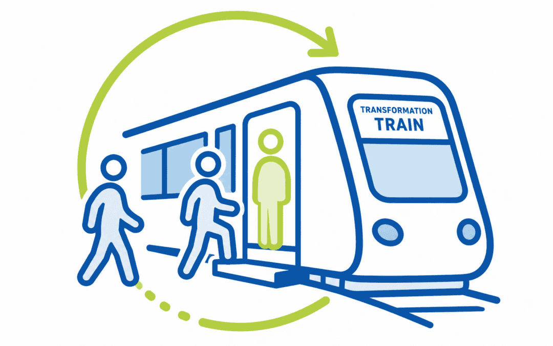 Transformation Train: Wie Veränderung wirkt, wenn Mitarbeitende jederzeit einsteigen können